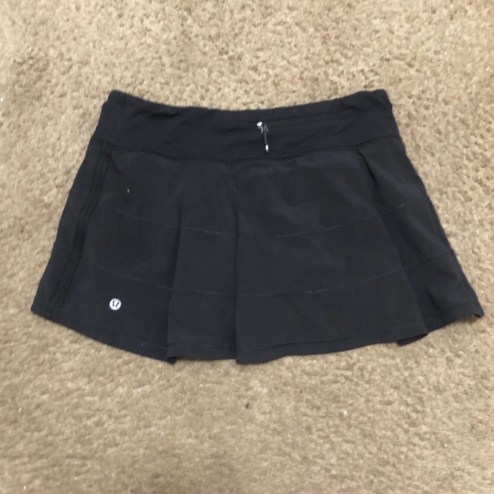 lululemon athletica Black Skater Tennis Skirt/skort Size 6